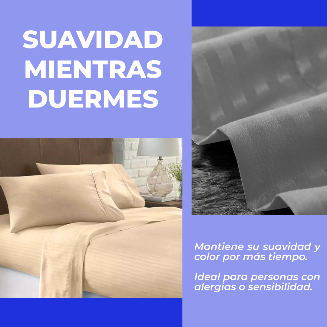 Sábanas Doble Microfibra Premium del alto gramaje